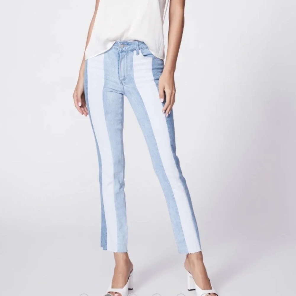 EUC PAIGE two toned jeans “Cindy”